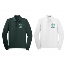 Lazar Staff Embroidered Port Authority® Silk Touch™Long Sleeve Polo